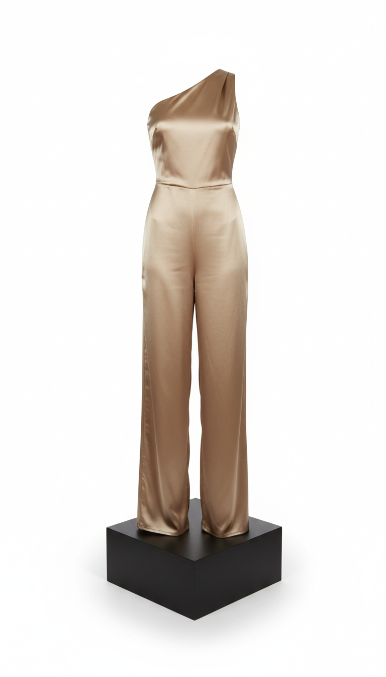 Pantalón sintético estructurado