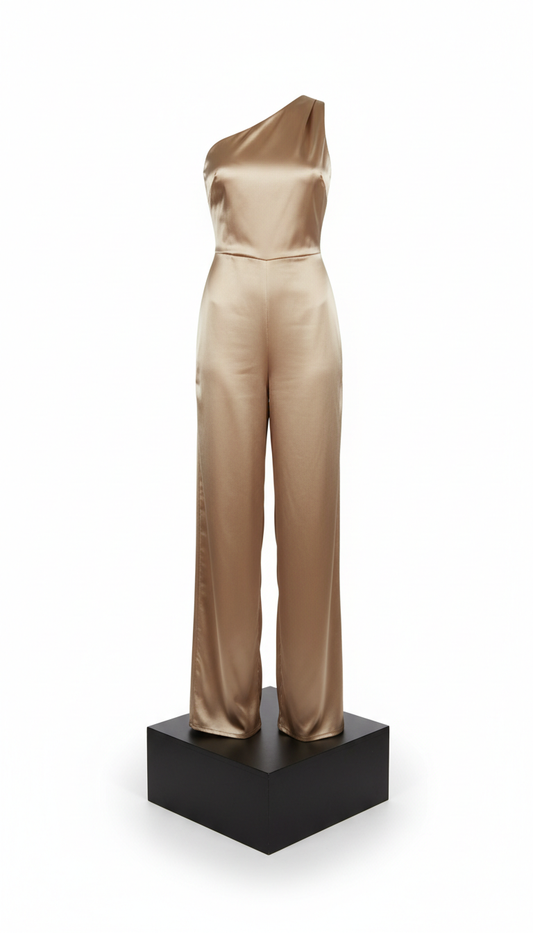 Pantalón sintético estructurado